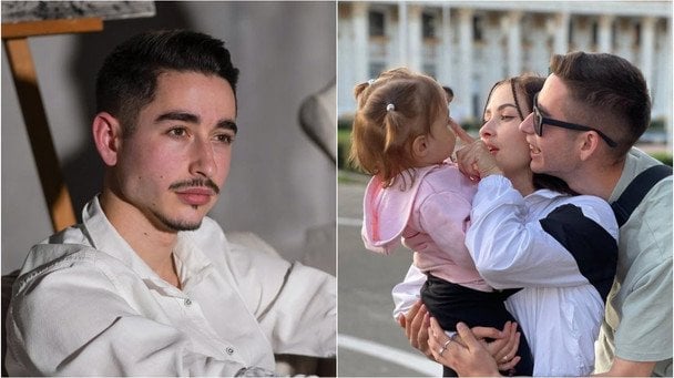 Роман Сасанчин із колишньою дружиною та донькою / © instagram.com/sasanchyn_official