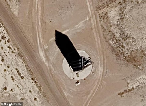 Таємничий трикутник у Неваді / © Google Earth