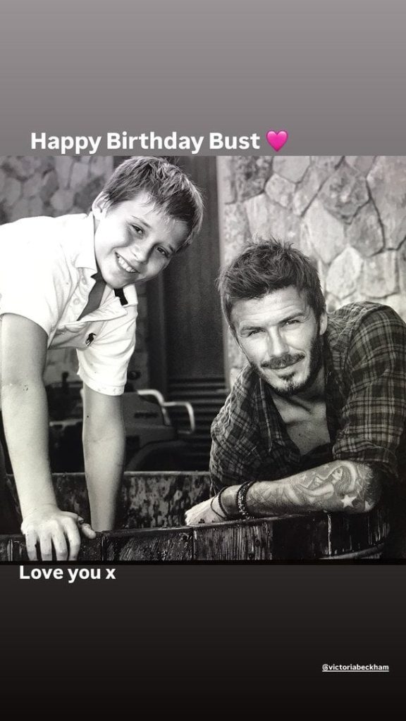 Девід Бекхем із сином Брукліном / © instagram.com/davidbeckham