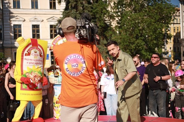 Знімання «Караоке на Майдані»