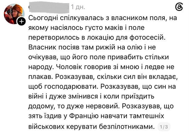 У Мережі переконують, що маки не є дикими, а це приватна власність