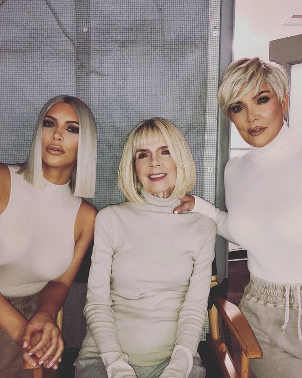 Кім Кардашян із бабусею та мамою / © instagram.com/kimkardashian