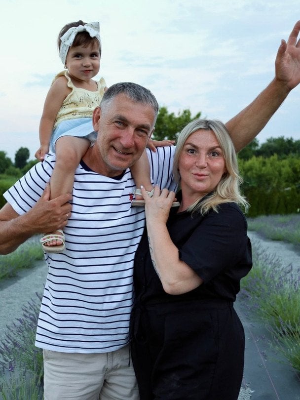 Інна Білоконь з чоловіком і онукою / © instagram.com/belokoninnaviktorovna