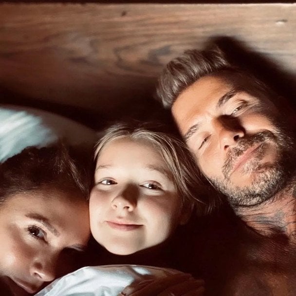 Вікторія та Девід Бекхем із донькою / © instagram.com/davidbeckham